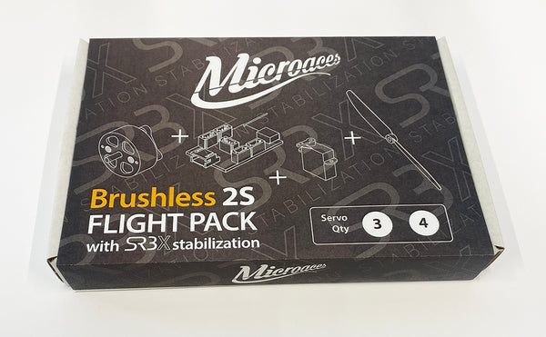 Microaces BRUSHLESS 2S Flight Pack with SR3X Stabilization