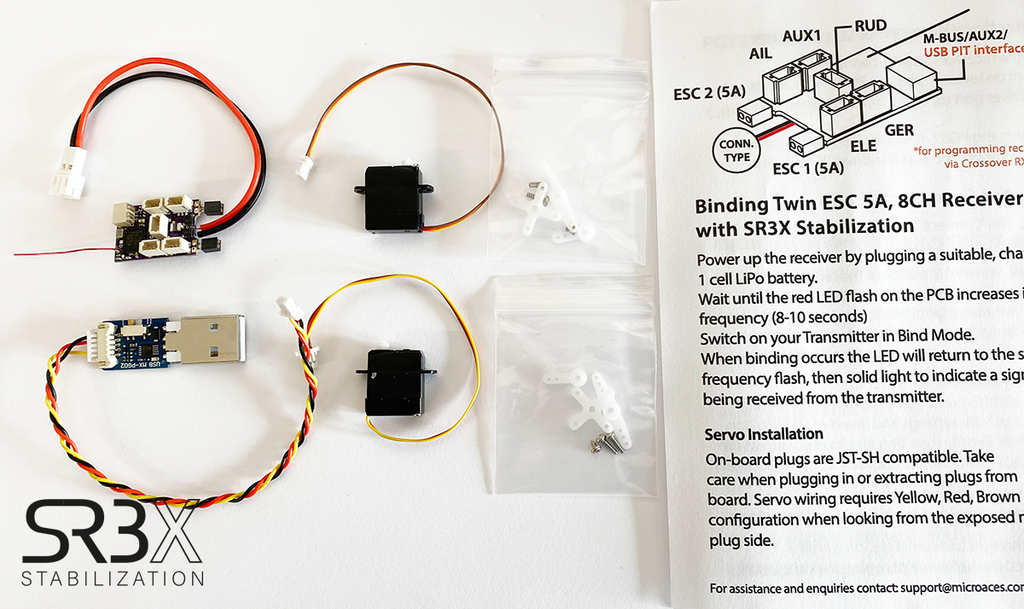 Microaces Twin Series Electronics Pack